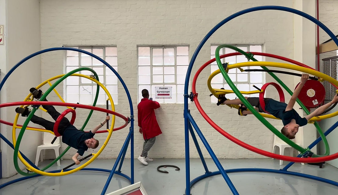 Fun at the Cape Town Science Center.