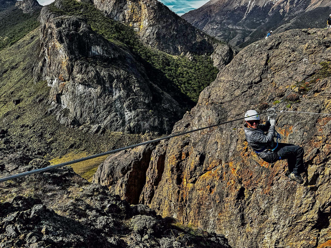 The zipline at the end.
