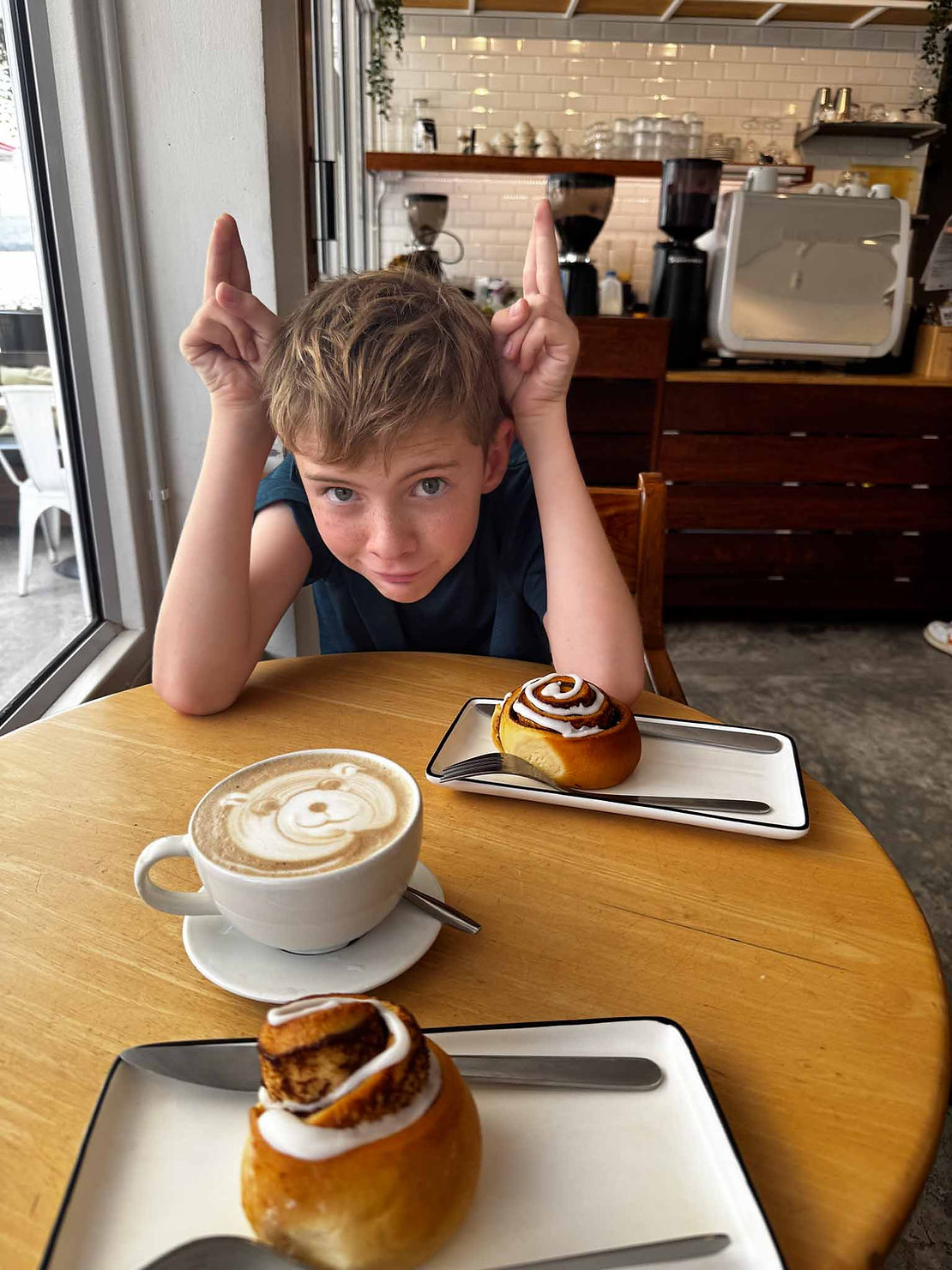 Cinnamon roll break