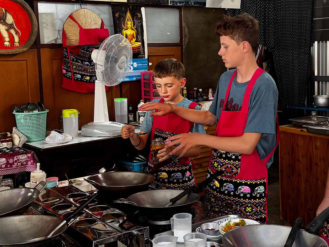 Afternoon cooking class