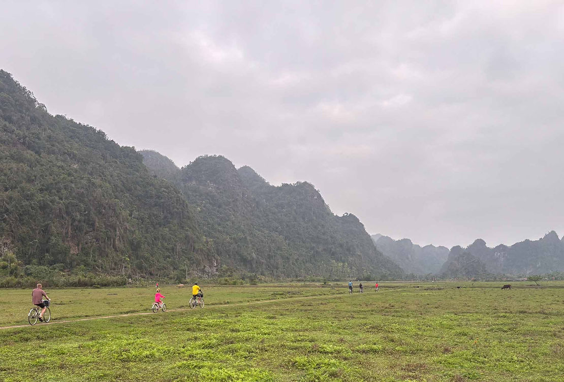 We cycled to the remote village of Viet Hai, which has no car access.