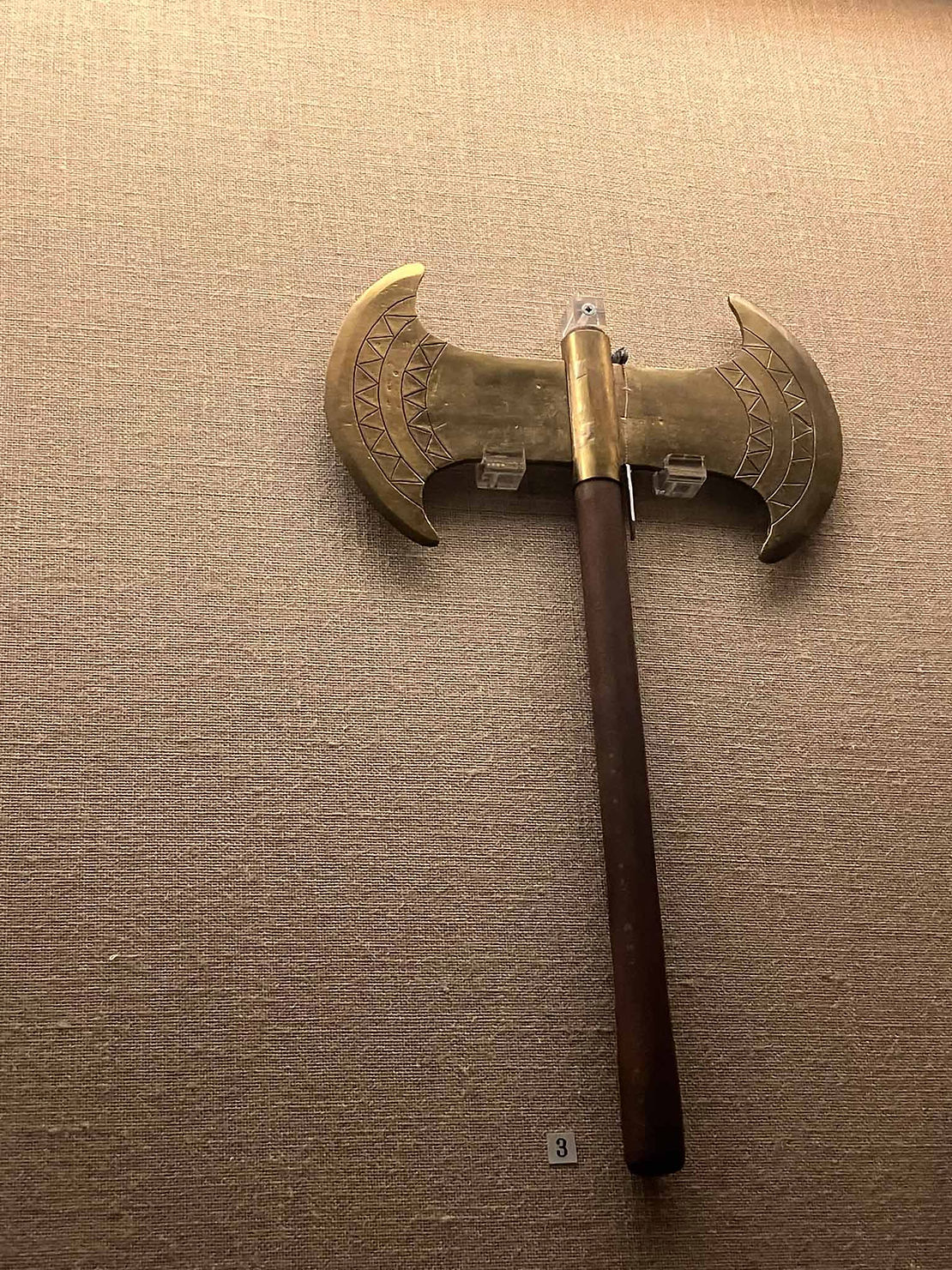 Greek axe at the mililitaty museum.