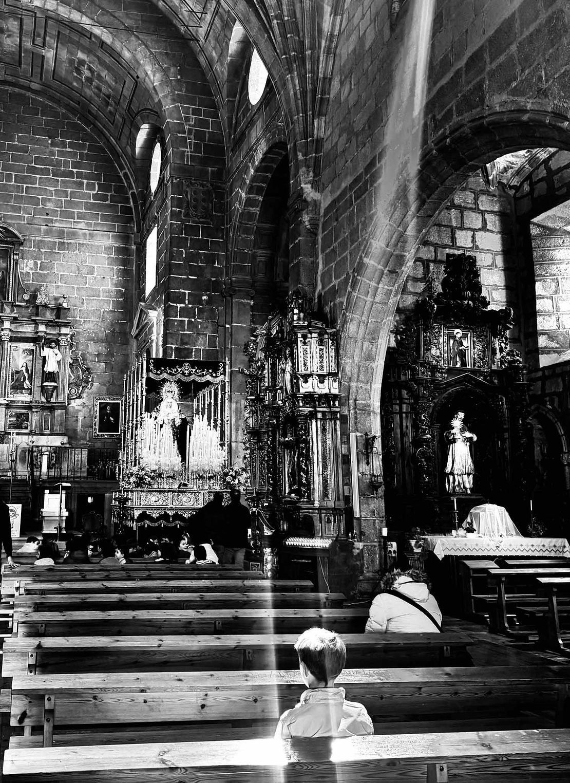 The chapel of Avila, where St. Theresa de Avila was baptized 