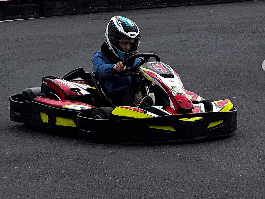 The important work - go kart driving
