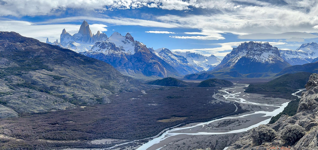 The view from the via ferrata.