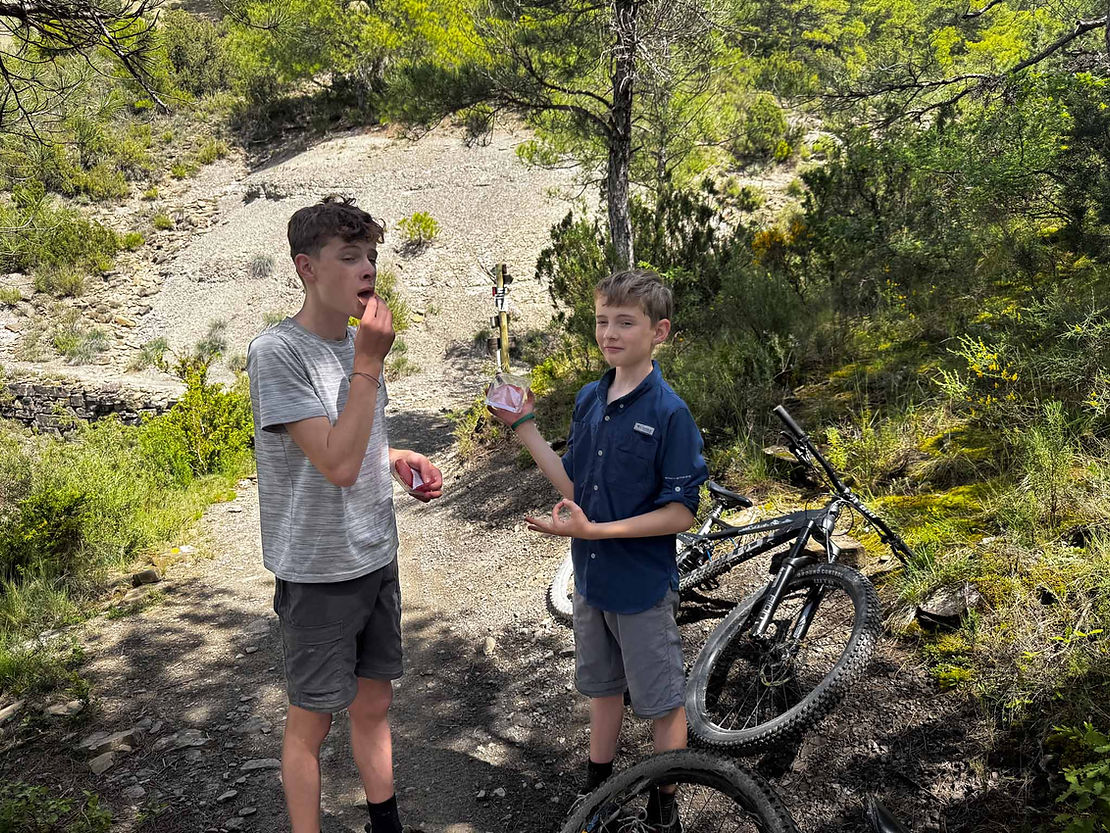 A quick mid ride ham stop